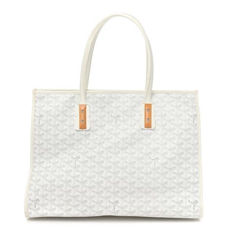 marquises tote goyard|Goyard white marquises tote.